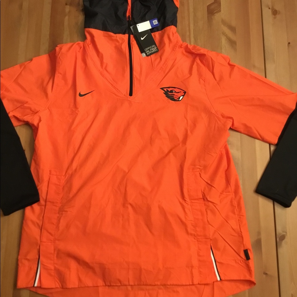 new men’s small Nike Oregon State Beavers Repel Hoodie Jacket BSBL
